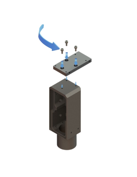 Parafuso da placa de montagem do módulo de potência EOT-3 / E03D9120306 / compatível com sistemas de corte automatizados Zünd