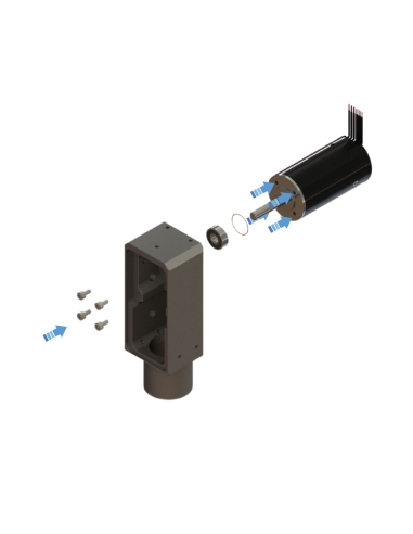 Fixing screw for the motor EOT-3 / E03D9120306 / compatible with Zünd automated cutting systems