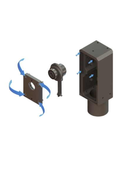 Tornillo de la cubierta trasera del excéntrico EOT-3 / E03D9120306 / compatible con sistemas de corte automatizado Zünd