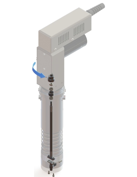 Vis de prisionnier du support pour la barrette vibrante pour EOT-3 / E03D9130202 / compatible avec les systèmes de découpe Zund