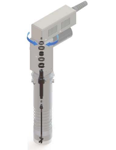 Prisionero de la brida de cierre del rodamiento de EOT-3 / E03D9130203 / compatible con sistemas de corte Zünd