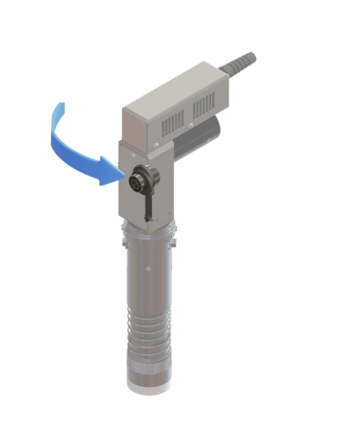 Assymetric oscilating strap holder. EOT-3 / E03021005 / For Zund cutting machines