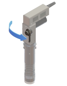 Barrette d'oscillation EOT-3 en fibre de carbone / E03021006 / compatible avec les systemes de decoupe automatisees Zund 2