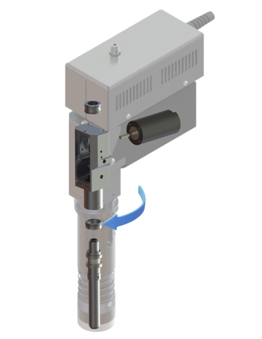 Screwed guide holder top. EOT-250 / E25003022 /  For Zund cutting machines