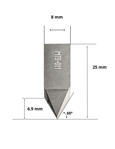 Cuchilla Summa HTS-011 / HTS-013 / 500-0803 / 500-9803 / compatible para máquina Summa de corte automatizado