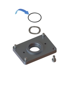 O-Ring der hinteren Abdeckung des Exzentergehäuses EOT-250 / E25003122 / 1601NBR70 / kompatibel mit Zünd CNC-Schneidsystemen 2