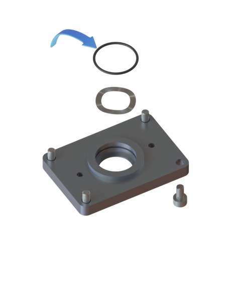 O-ring della copertura posteriore della carcassa eccentrica EOT-250 / E25003122 / 1601NBR70 / compatibile con sistemi Zünd