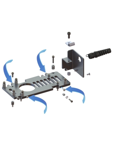 Vite della piastra di montaggio del modulo di potenza dell’EOT-250 / E25003114 / ISO73800306 / compatibile con Zünd