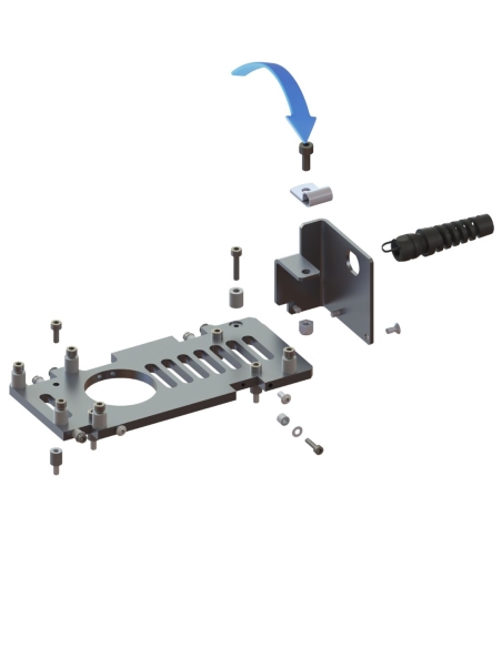 Screw of the power control module clamp EOT-250 / E25003105 / DIN9120410 / compatible with Zünd automated cutting systems