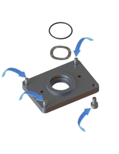Eccentric Housing Rear Cover screw EOT-250 / E25003103 / D9120306 / compatible with Zünd automated cutting systems 2