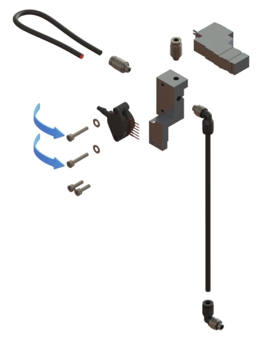 Tornillo sensor piezoresistivo EOT-250 / E25003101 / D9120316 / compatible con sistemas de corte automatizados Zünd