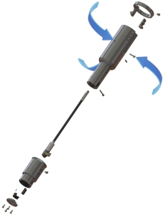Vis du corps de l’outil EOT-250 / E25003099 / D9120310 / compatible avec les systèmes de découpe Zünd 2