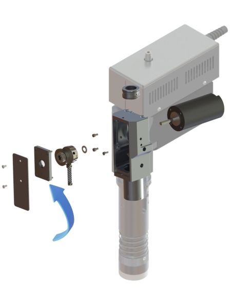 EOT-250 Exzentergehäuse hintere Abdeckung / E25003078 / kompatibel mit automatisierten Zünd-Schneidsystemen