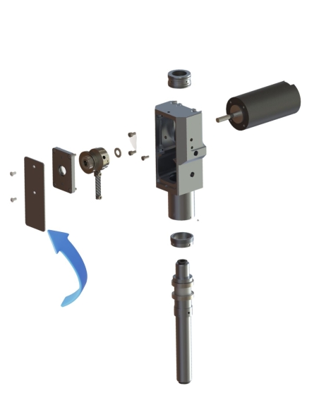 Coperchio di accesso eccentrico EOT-250 / E25003077 / compatibile con sistemi di taglio automatizzati Zünd