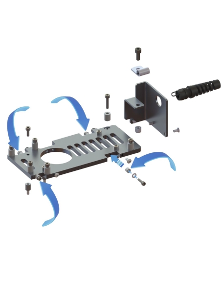 Elemento di centraggio del supporto carter EOT-250 / E25003071 / compatibile con sistemi di taglio automatizzati Zünd