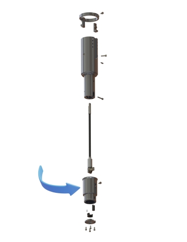 Douille supérieure de friction de tête EOT-250 / compatible avec les systèmes de découpe Zünd
