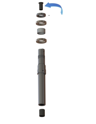 Oberes Reibungsbuchse EOT-250 / E25003023 / kompatibel mit Zünd-Schneidsystemen