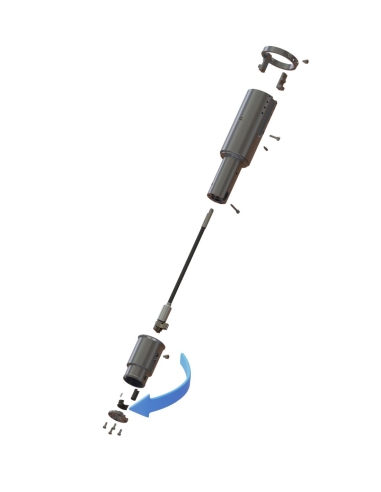 Glissière avec glissement de refroidissement EOT-250 / E25003021 / compatible avec les systèmes de découpe Zünd