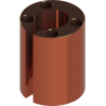 Support guide pour l'axe oscillant. Machine de découpe Zünd Zund Zuend