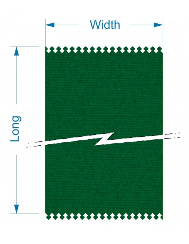 Zund PN M-1200+CVE08 - 1330x5380x4 mm / High density cutting belt for conveyor system
