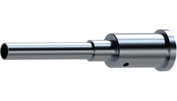 Interne oszillierende Achsführungsstruktur aus Aluminium. Für Schneidemaschine Humantec