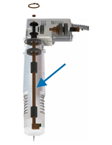 Aluminium oscilating axe. EOT-40. For Ibertec cutting machines
