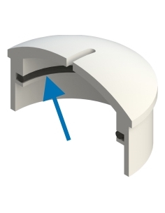 Joint pour le disque teflon de Ø 40mm. pour outil tangentiel. Machine de découpe Ibertec 2