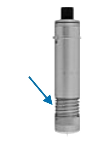 Aluminium teflon gilding disc holder spring, Ø 40 mm. Tangential Knife. For Ibertec cutting machines