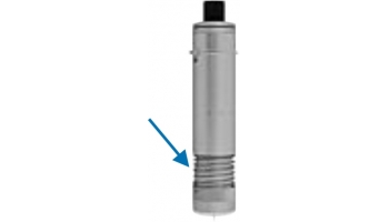 Aluminium teflon gilding disc holder spring, Ø 40 mm. Tangential Knife. For Ibertec cutting machines