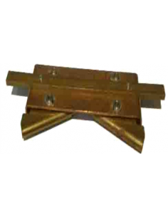 Wiper for X-axis steelbelt. For Ibertec cutting machines