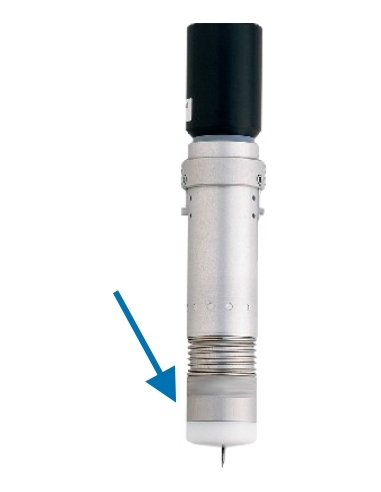 Gleitscheibe mit Aluminiumhalter. POT-40 und POT-VA. Für Schneidemaschine Investronica