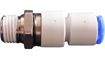 Connexion pneumatique. Machine de découpe Investronica