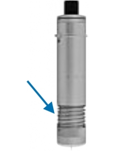 Aluminium teflon gilding disc holder spring, Ø 40 mm. Tangential Knife. For Investronica cutting machines 2