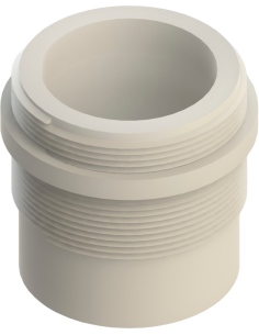 Nylon threaded piece. POT-40. For KSM cutting machines