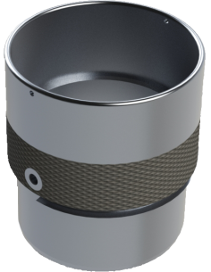 Soporte para el disco de teflón, Ø 40mm. POT-40 y POT-VA. Para máquinas Torielli