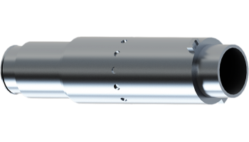 Externe Aluminiumkörperstruktur. Für Schneidemaschine Torielli