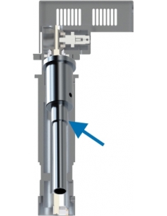 Structure de guidage d'essieu oscillant interne en aluminium (2 roulements cylindriques non inclus) 2