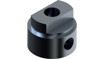 Steckeradapter für die Rotationsmotorachse des EOT-40-Werkzeugs. Für Schneidemaschine Torielli