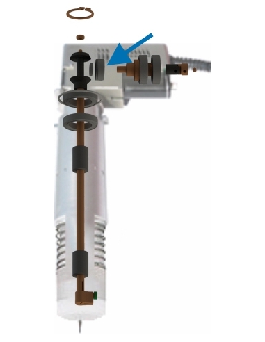 Lower Bearing Top of the asymetric axis of the EOT-40 Tool. For USM cutting machines