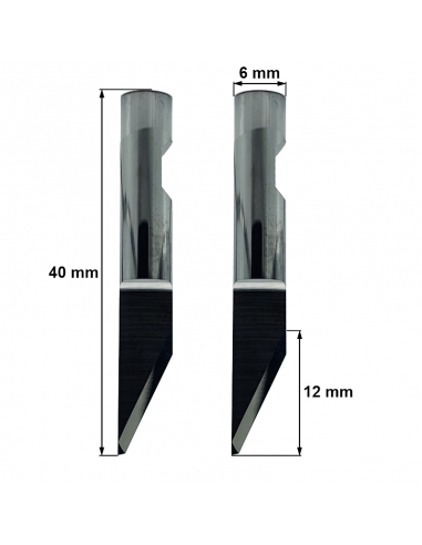 Cuchilla Esko Kongsberg G42438135 / BLD-SR6224 / HTE-6224 compatible para máquina Esko Kongsberg