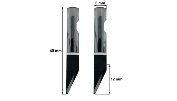 Cuchilla Esko Kongsberg G42438135 / BLD-SR6224 / HTE-6224 compatible para máquina Esko Kongsberg