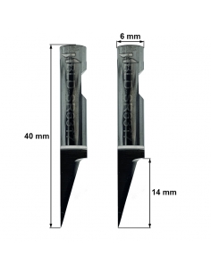 Cuchilla Esko Kongsberg G42460410 / BLD-SR6317 / HTE-6317 compatible para máquina Esko Kongsberg 2