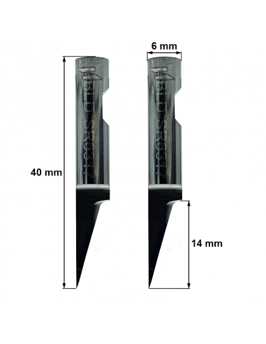 Cuchilla Esko Kongsberg G42460410 / BLD-SR6317 / HTE-6317 compatible para máquina Esko Kongsberg