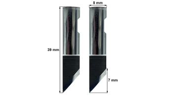 Cuchilla Esko Kongsberg G42455899 / BLD-SR8140 / HTE-8140 compatible para máquina Esko Kongsberg