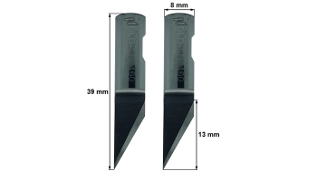 Cuchilla Esko Kongsberg G34094458 / BLD-SR8160 / HTE-BLDSR8160 compatible para máquina Esko Kongsberg