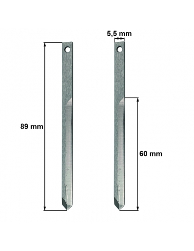 Cuchilla Lectra Vector 2500 / 801220 / HTL-vector2500 / compatible para máquina Lectra de corte automatizado