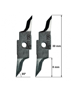 Cuchilla Teseo M2N 75 S - 535100700 / HTT-700 / 75º - compatible para máquina Teseo de corte automatizado 2
