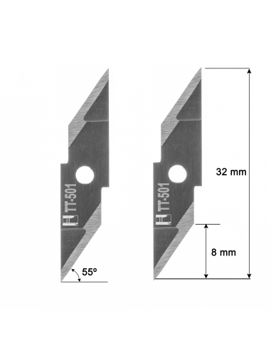 Cuchilla Teseo M2N 55 SA1A - 550 058 501 / HTT-501/ HTT-055T / 55º