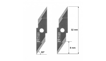 Cuchilla Teseo M2N 55 SA1A - 550 058 501 / HTT-501/ HTT-055T / 55º