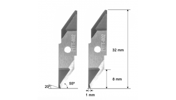Cuchilla Teseo M2N 55 ST1A - 535 091 802 / HTT-802 / HTT-055WT / 55º